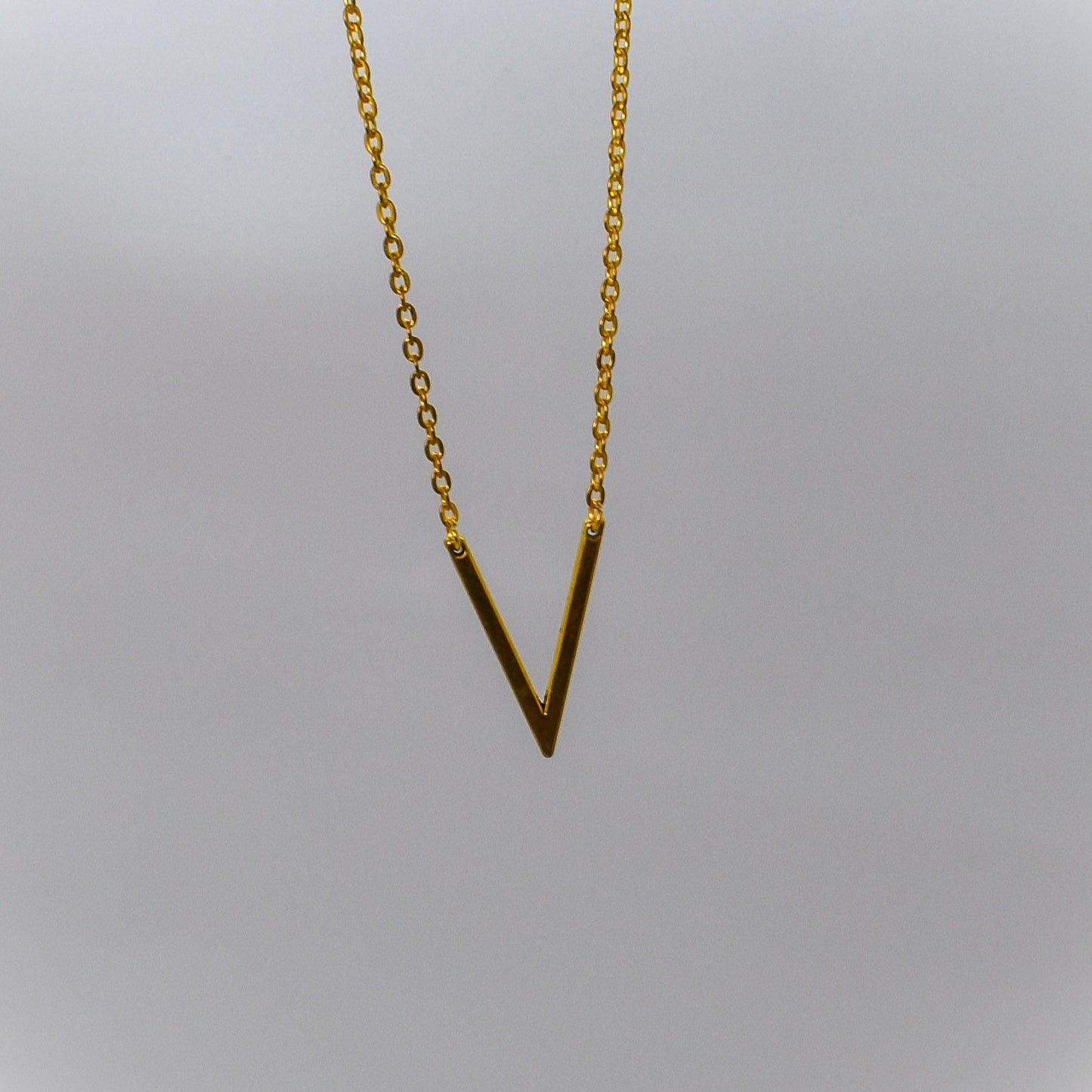 V chevron necklace