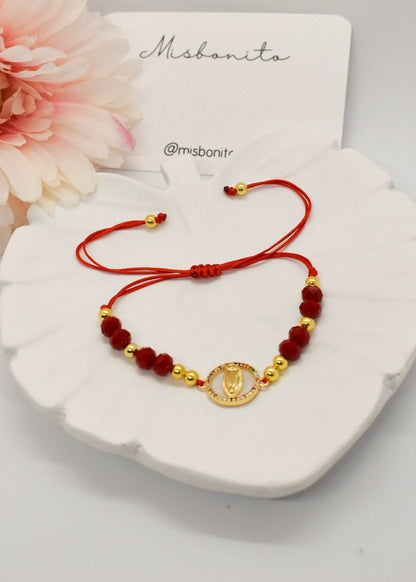 Virgin and crystals Bracelet