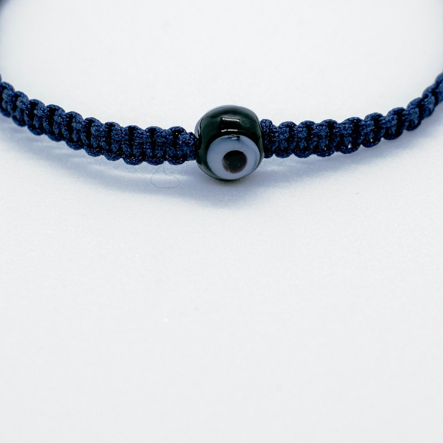 Zoomed evileye macrame