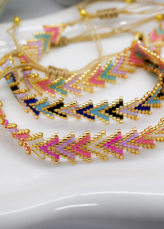 arrow bracelets beaded tres
