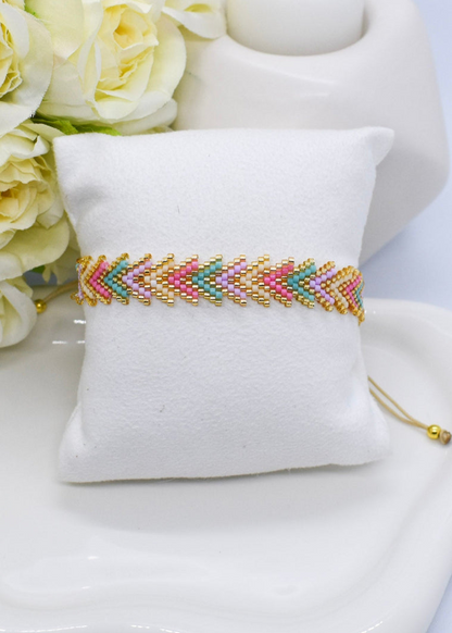 ARROW BEADED BRACELET pastels