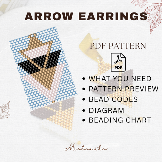 PDF ARROW EARRINGS DIGITAL DOWNLOAD
