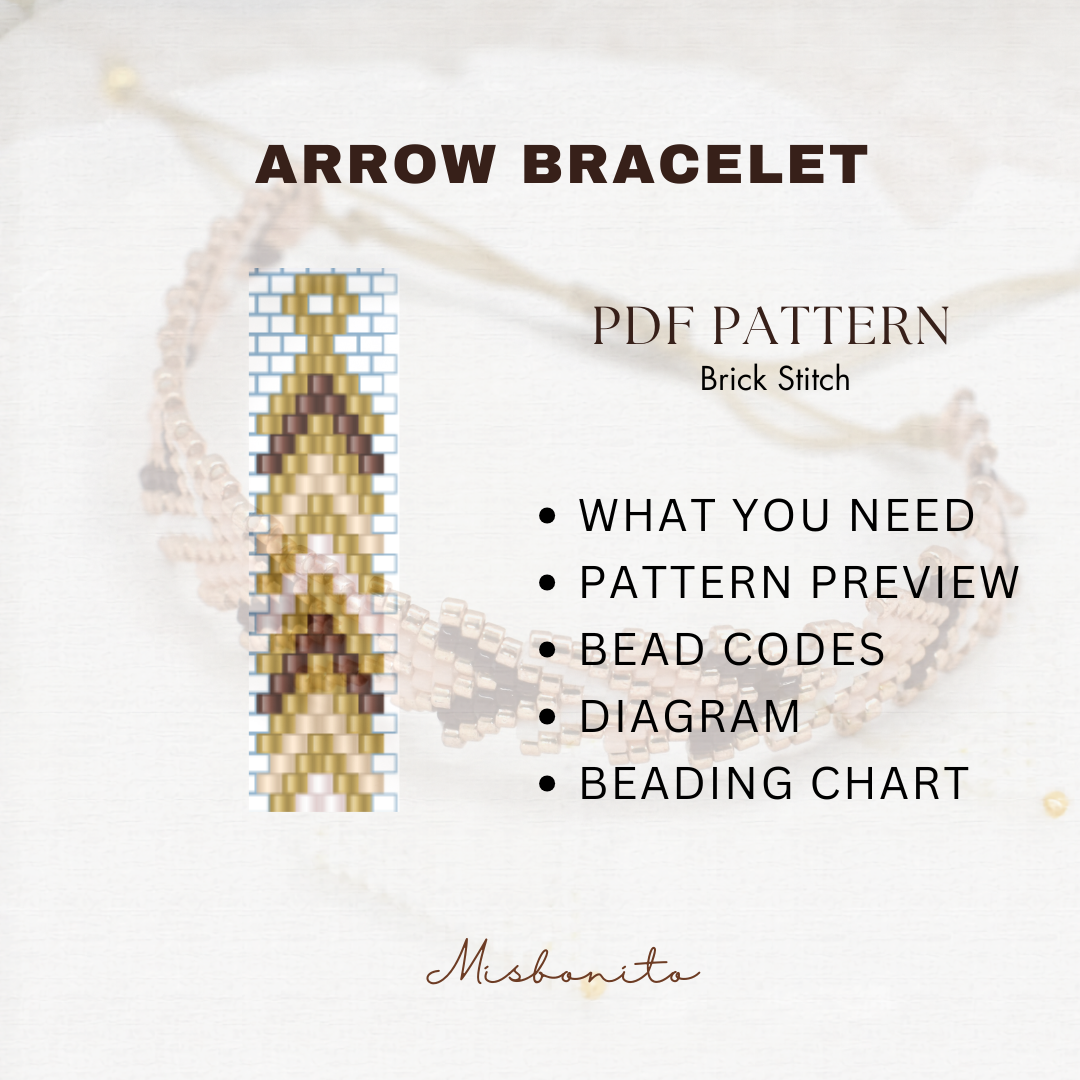 PDF ARROW BRACELET DIGITAL DOWNLOAD