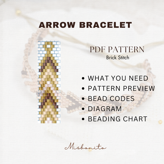 PDF ARROW BRACELET DIGITAL DOWNLOAD