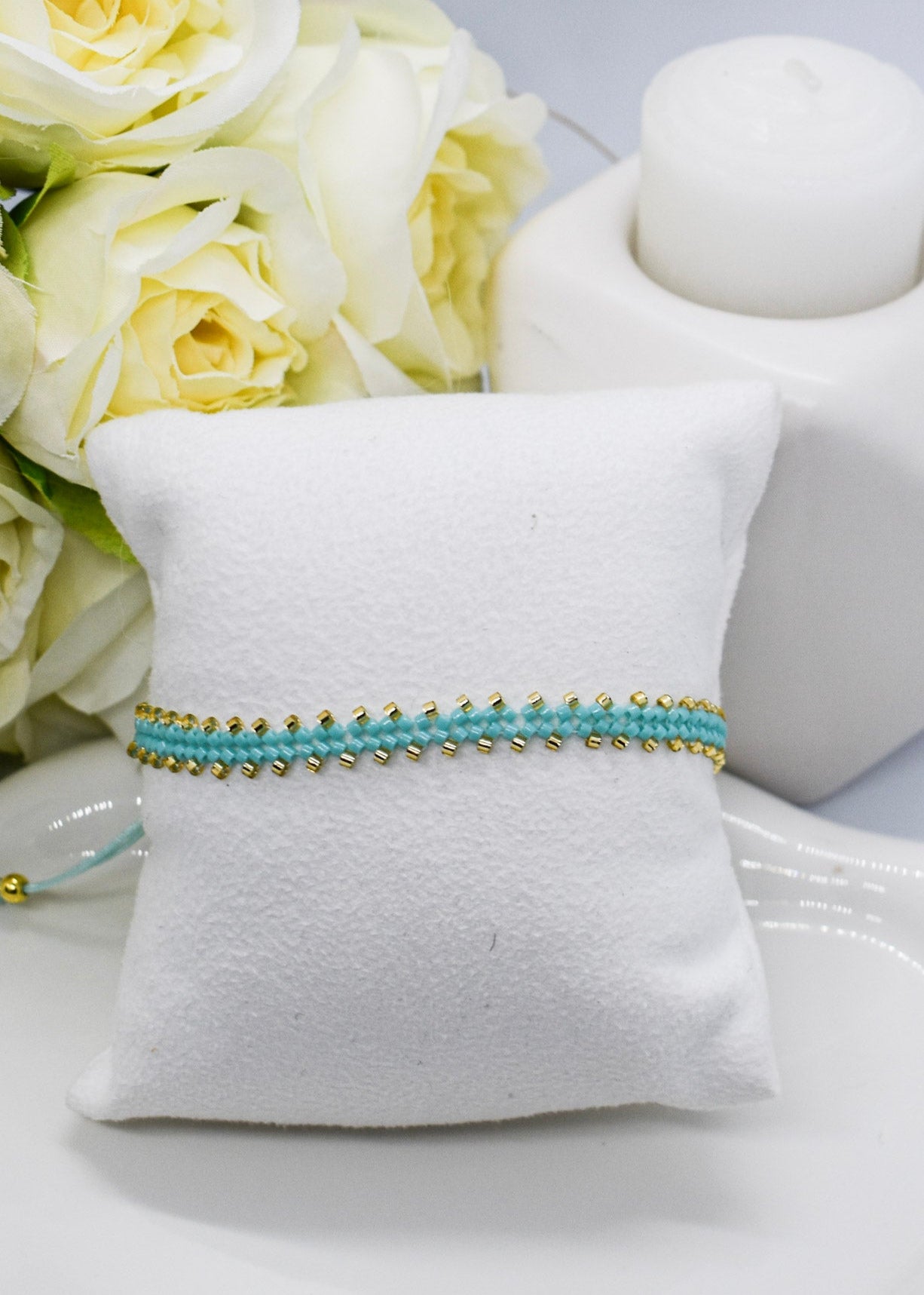 beaded turquoise braceletfish