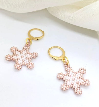 Snowflake earrings