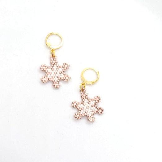 Snowflake earrings