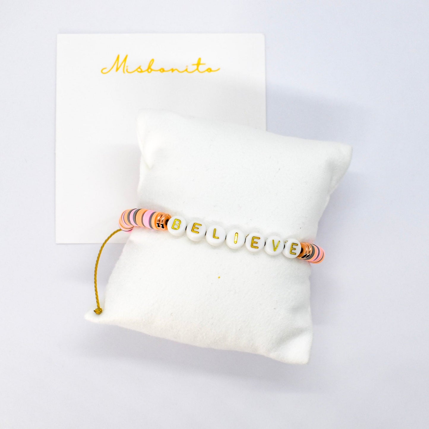 Heishi beaded bracelet