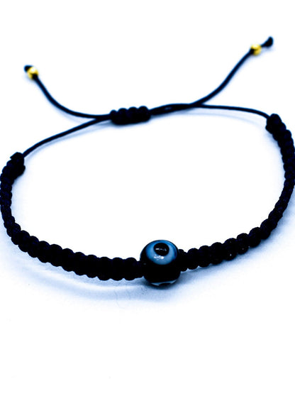 black evil eye bracelet