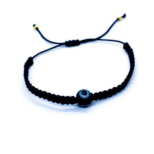 black evil eye bracelet