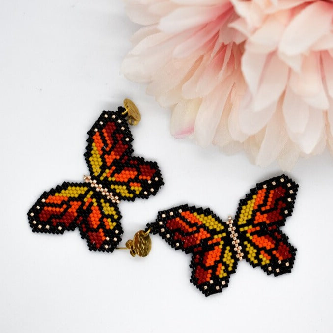 MONARCH BUTTERFLY EARRINGS