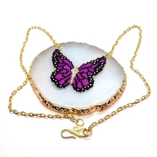 monarch butterfly necklace