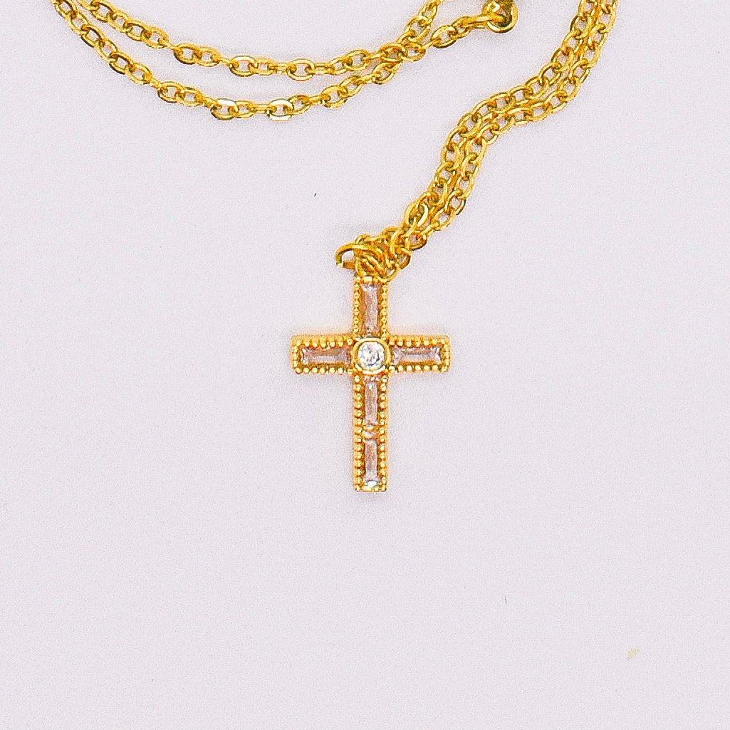 cross necklace zoom