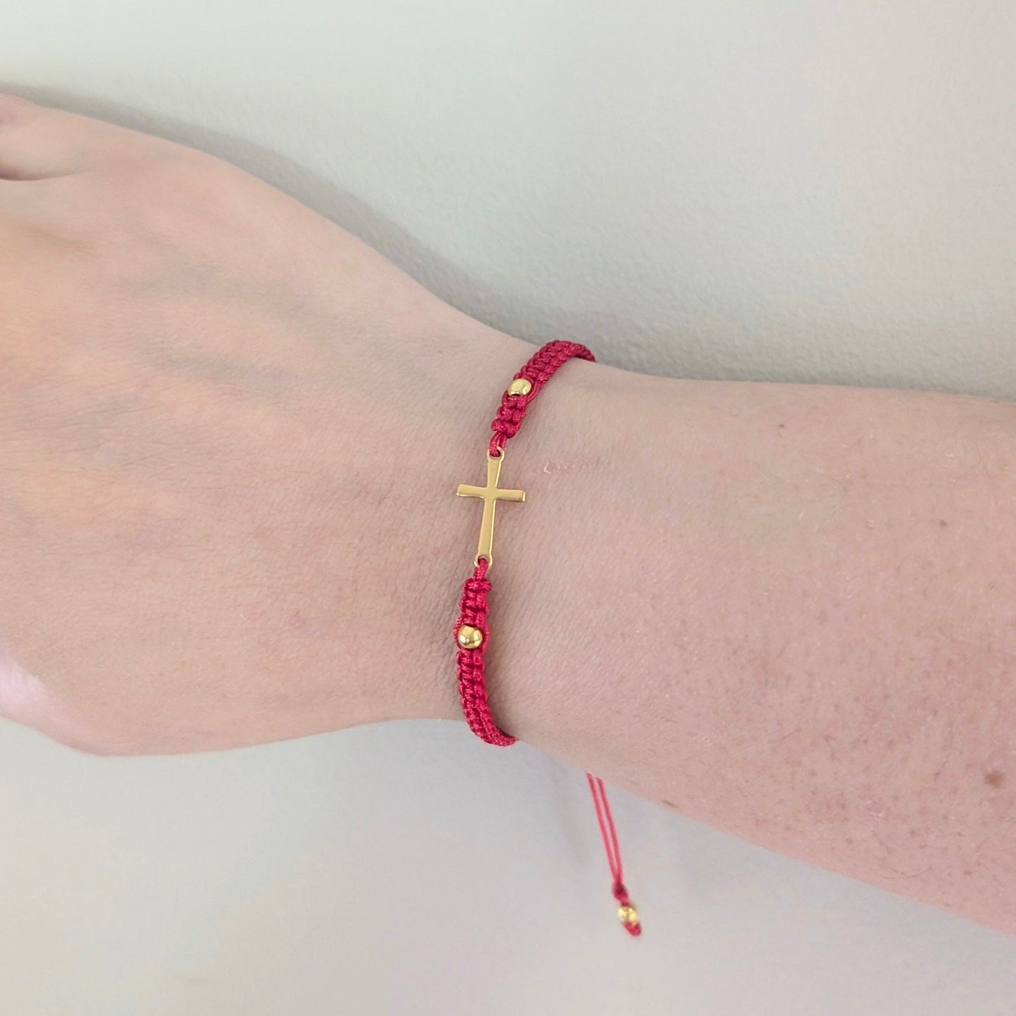 cross red bracelet