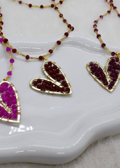 crystal hearts