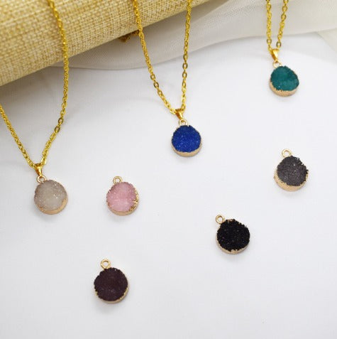 druzy necklaces