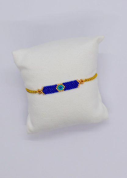evil eye chain brac