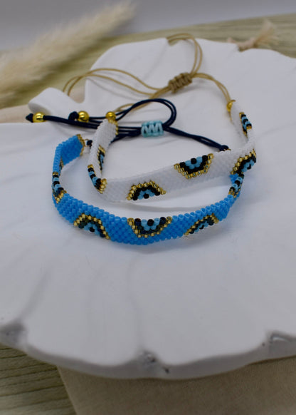 evil eye two bracelets