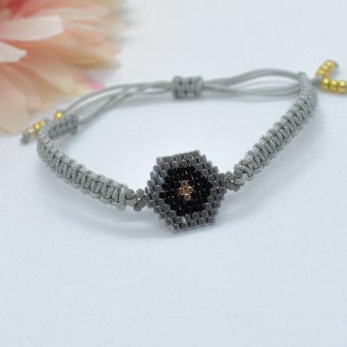 Evil Eye Grey Bracelet