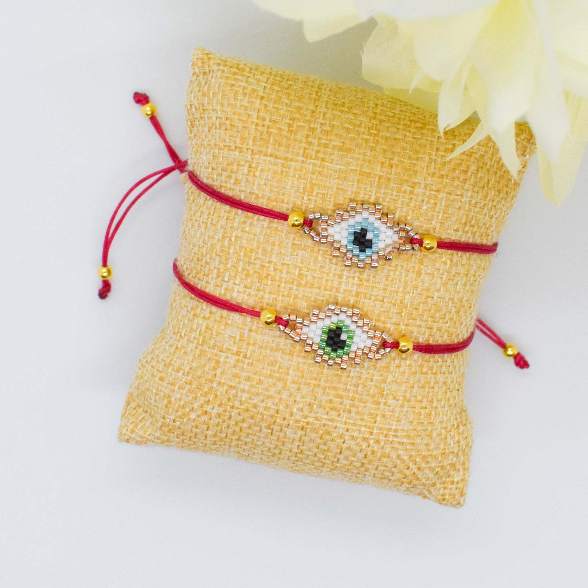 evil eye rombus bracelets