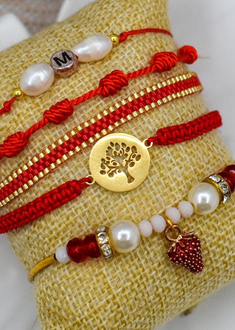 FAMILY STACK ADJUSTABLE BRACELETS