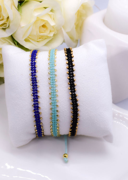fish bracelet beaded trio