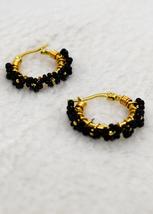 Floral Boho Hoops