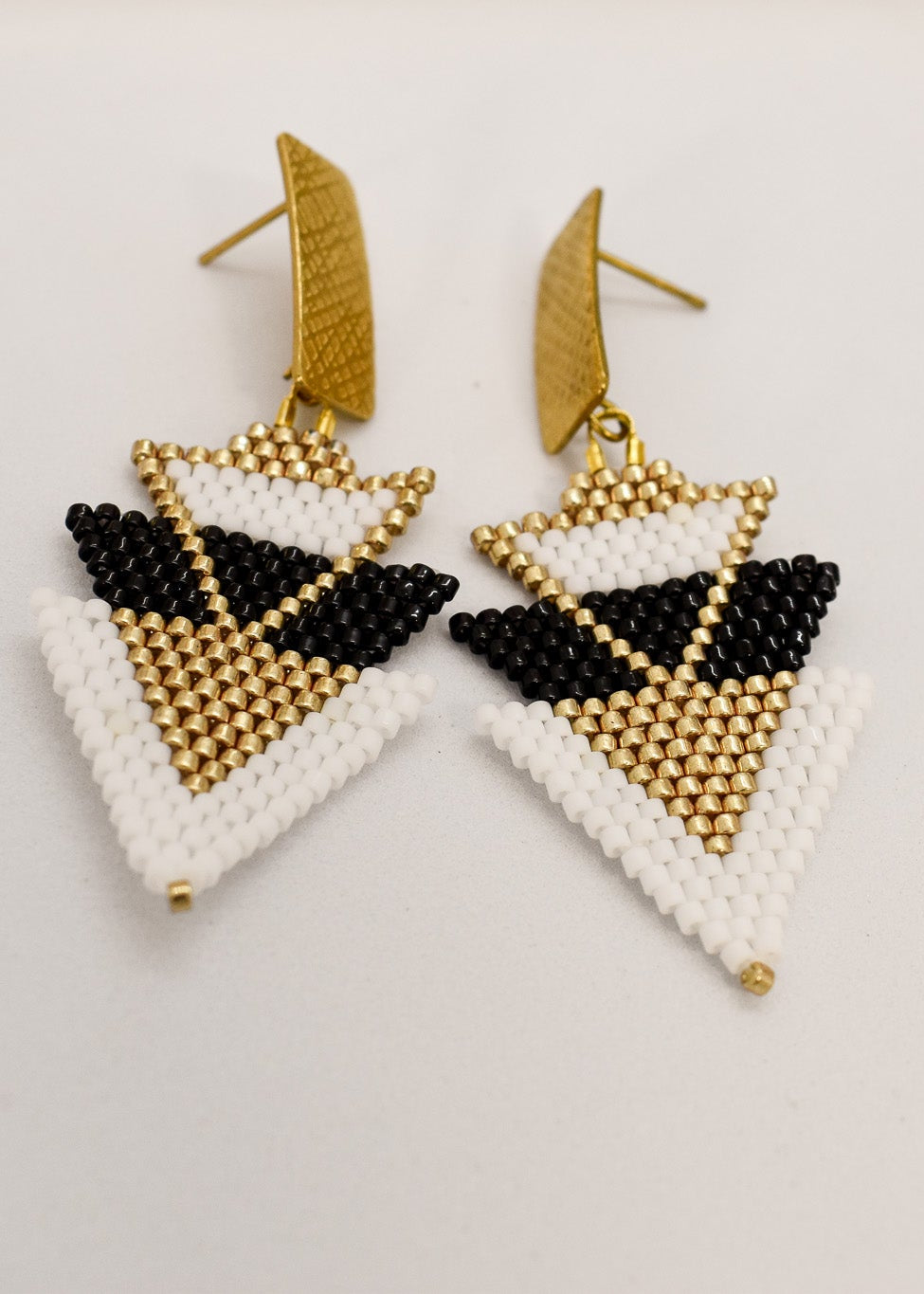geometrical earrings black