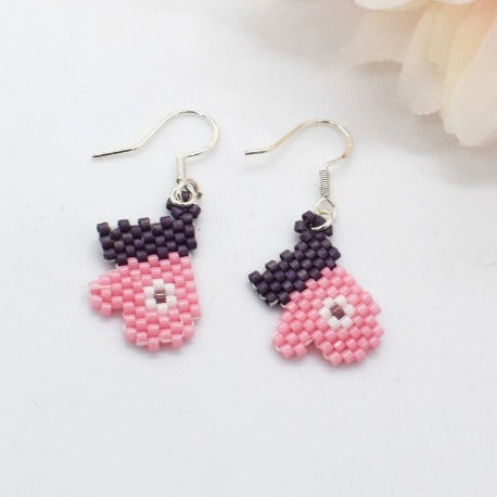 Mini glove earrings