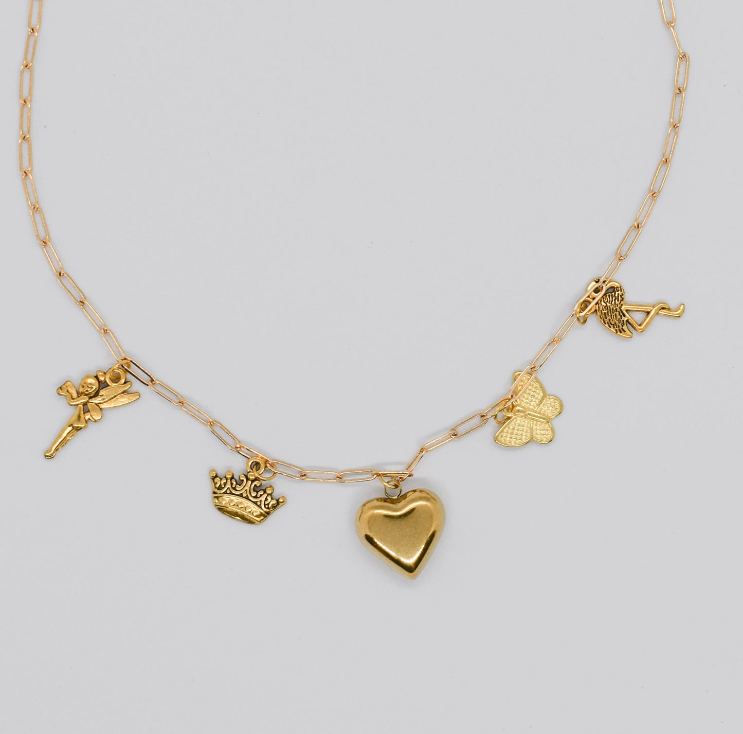 heart charms necklace