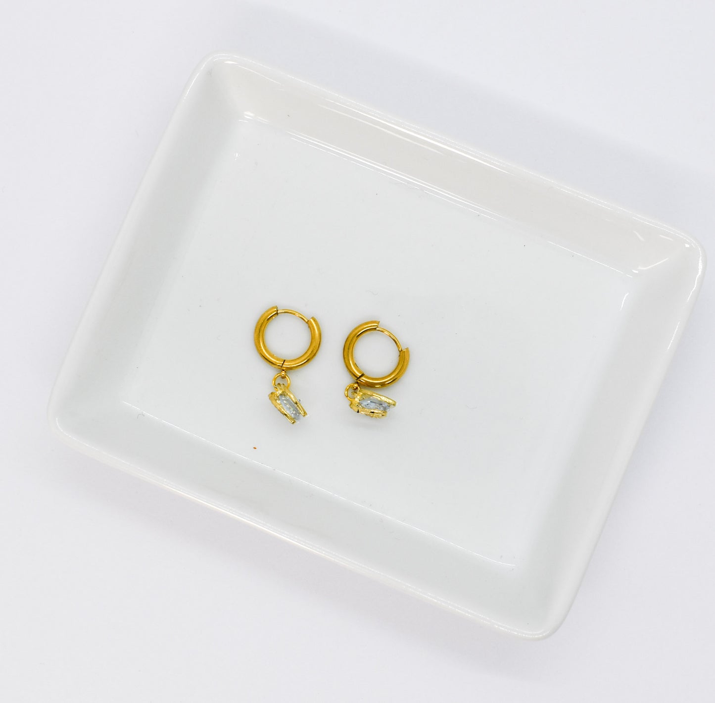 Small hoop earrings