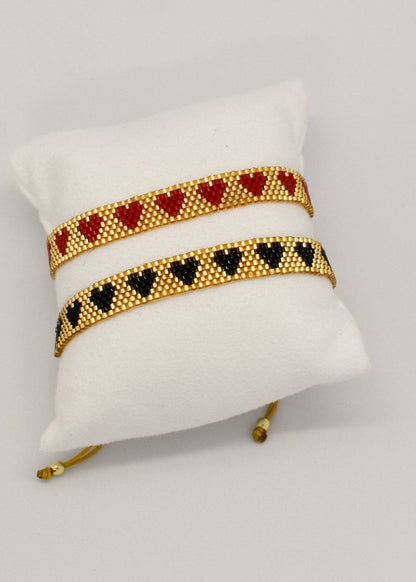heart miyuki bracelets
