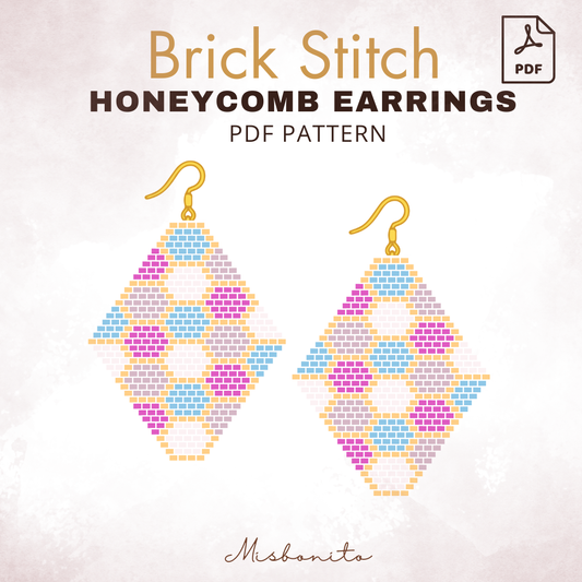 PDF HONEYCOMB EARRINGS DIGITAL DOWNLOAD