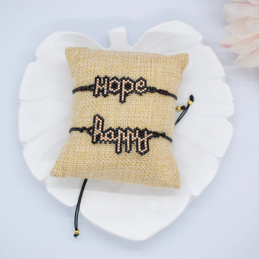 hope and happy bracelets