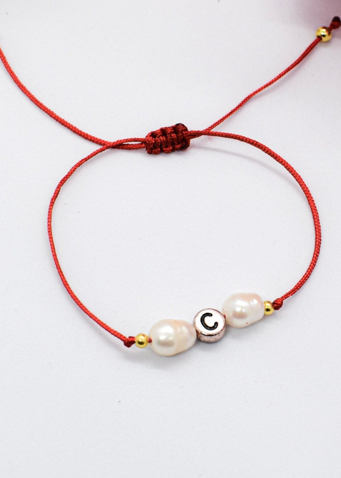 inital letter c bracelet