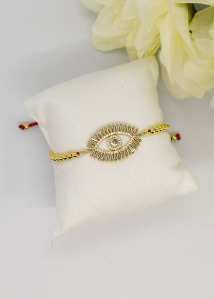 lashes golden beaded bracelets