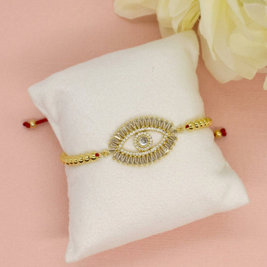 lashes golden beaded bracelets