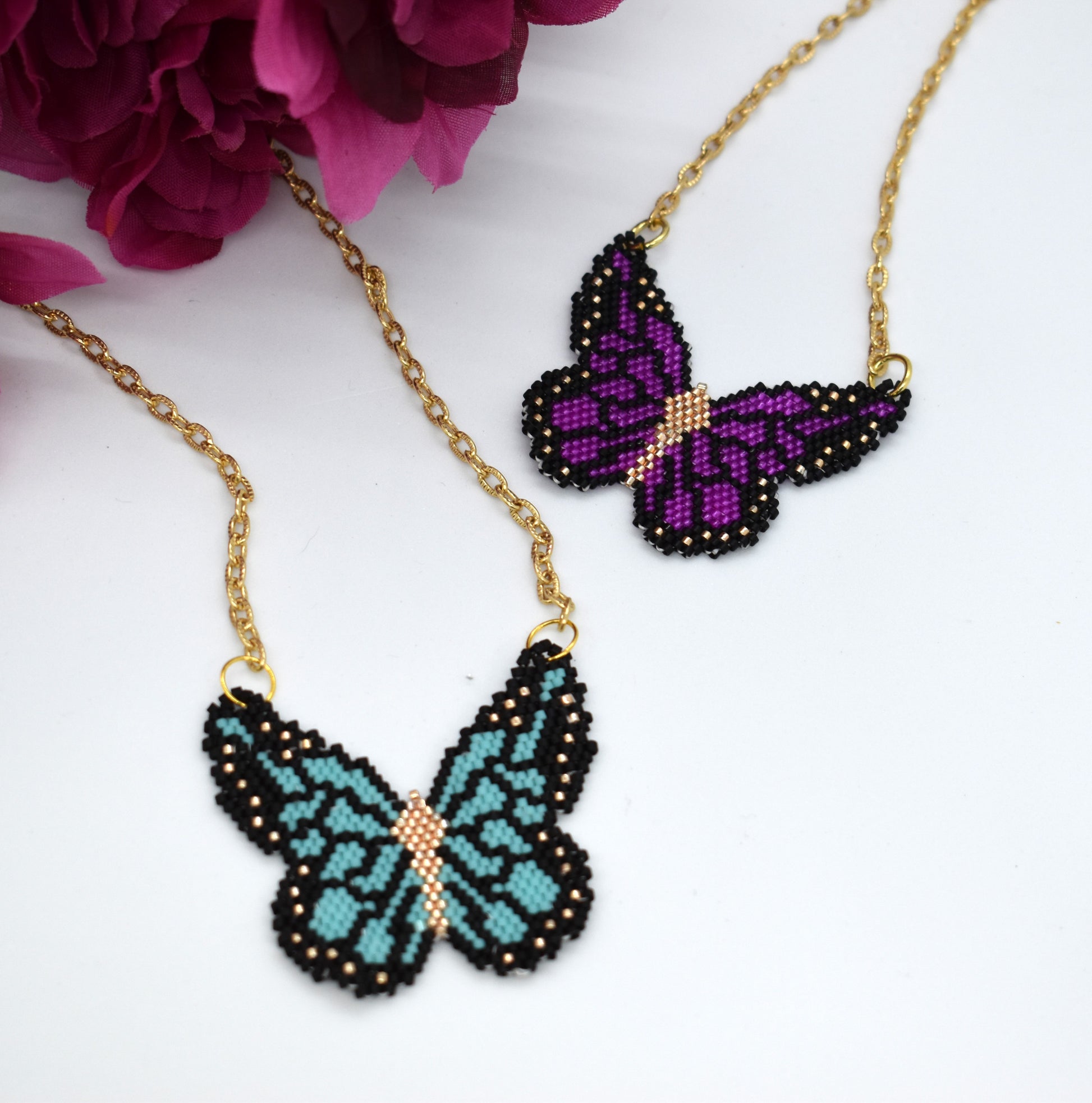 monarch butterfly necklace