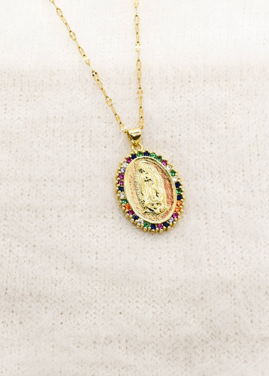 multicolor virgin oval