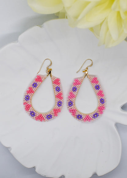 boho oval earrings