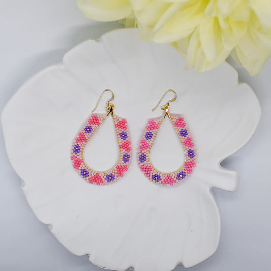 boho oval earrings