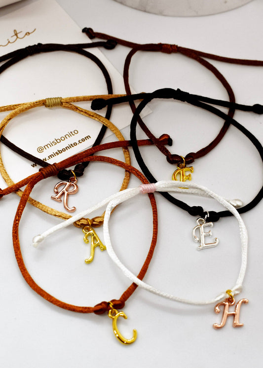 personalized simple letter bracelets
