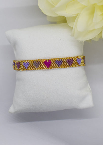 Purple bracelet
