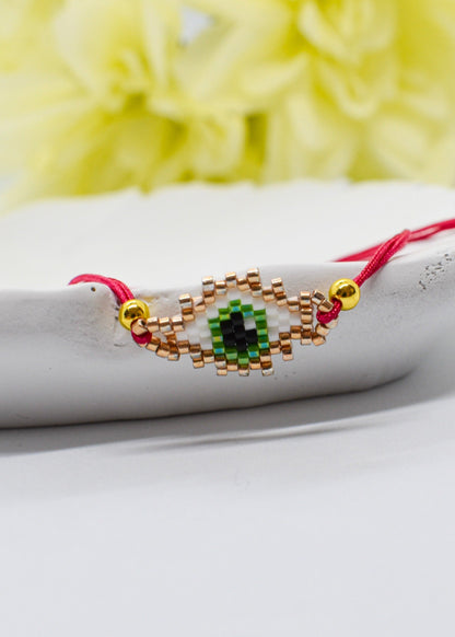 evil eye rombus bracelets