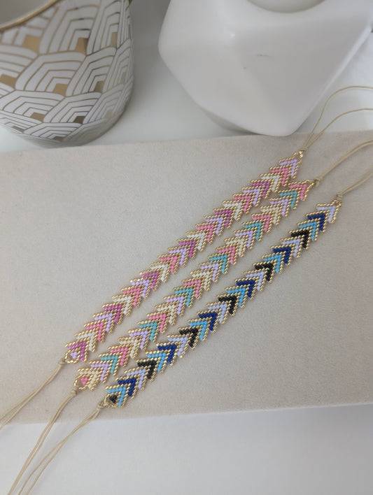 ARROW BEADED BRACELET pastels