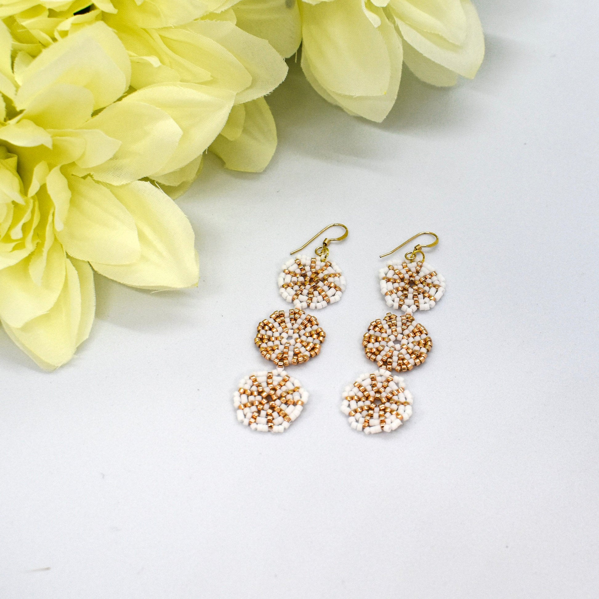 rondelle earrings