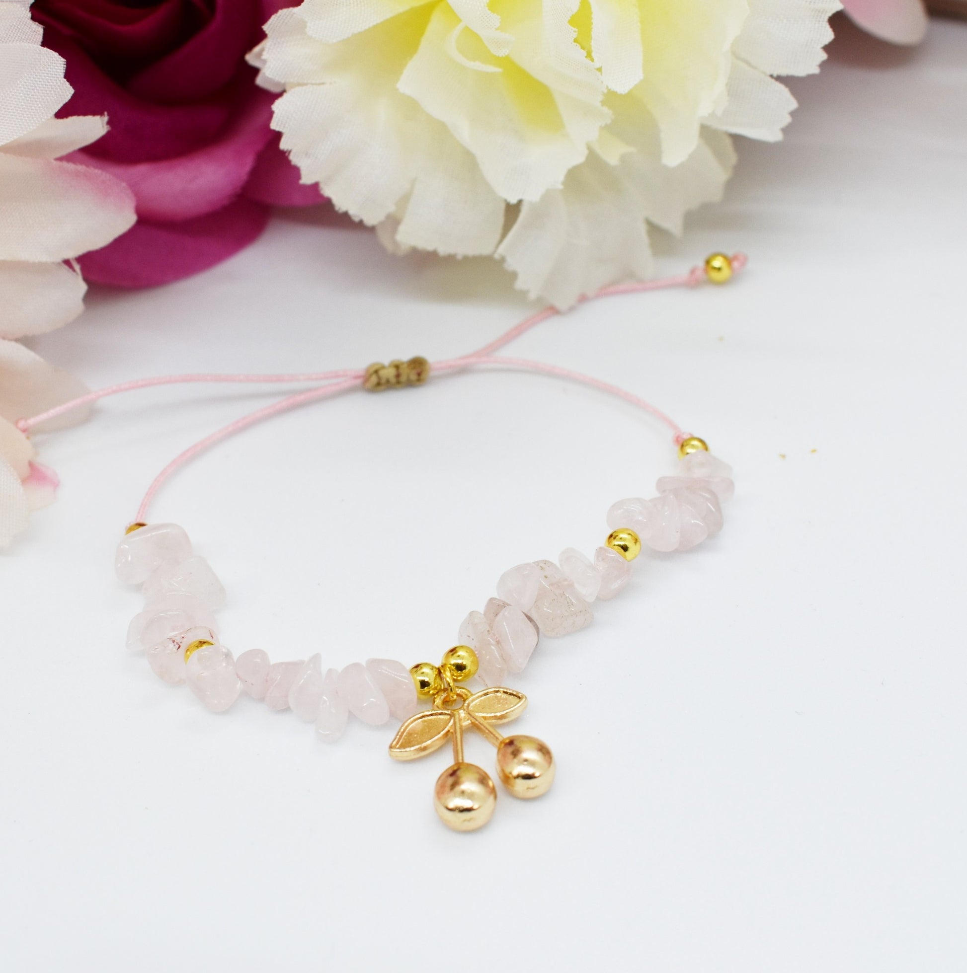 Rose quartz bracelets