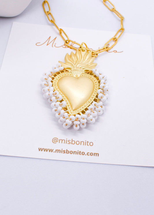 sacred heart of jesus necklace