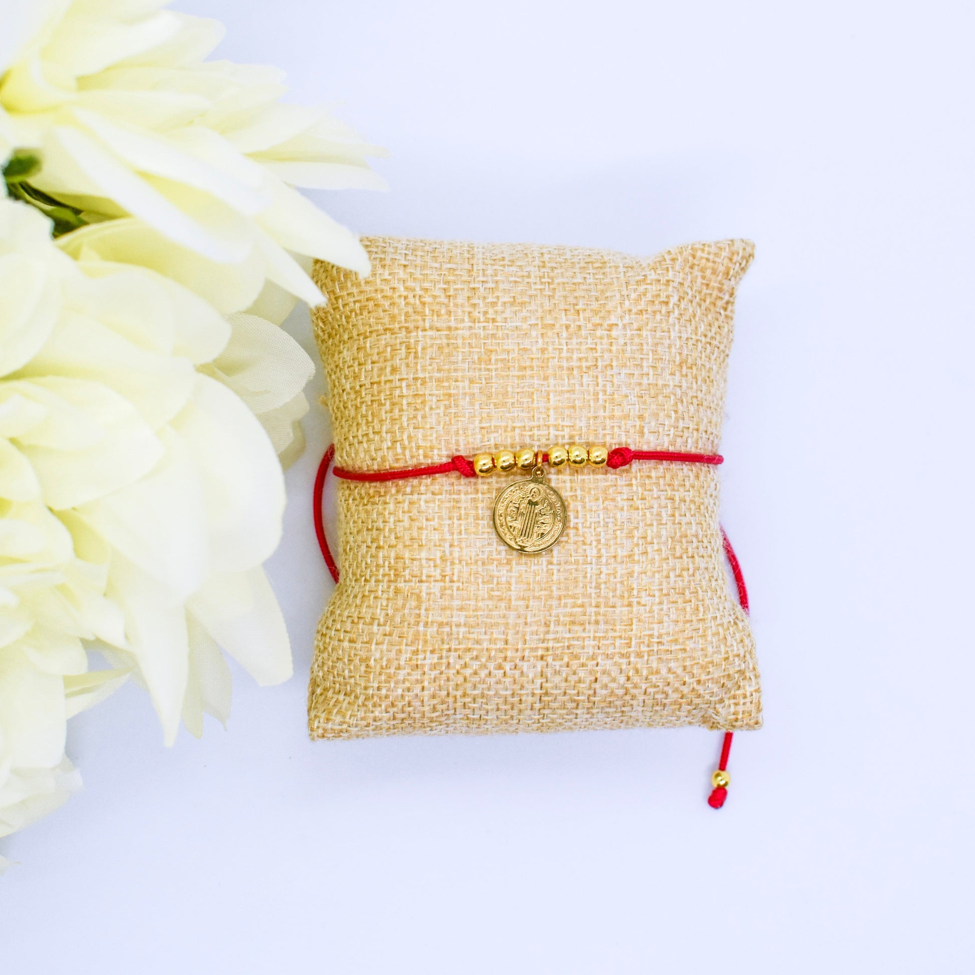 st benito red bracelet