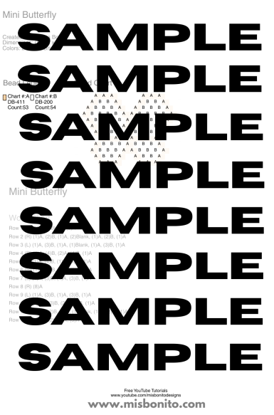 Repetitive text 'SAMPLE' on a white background with minimal design elements.